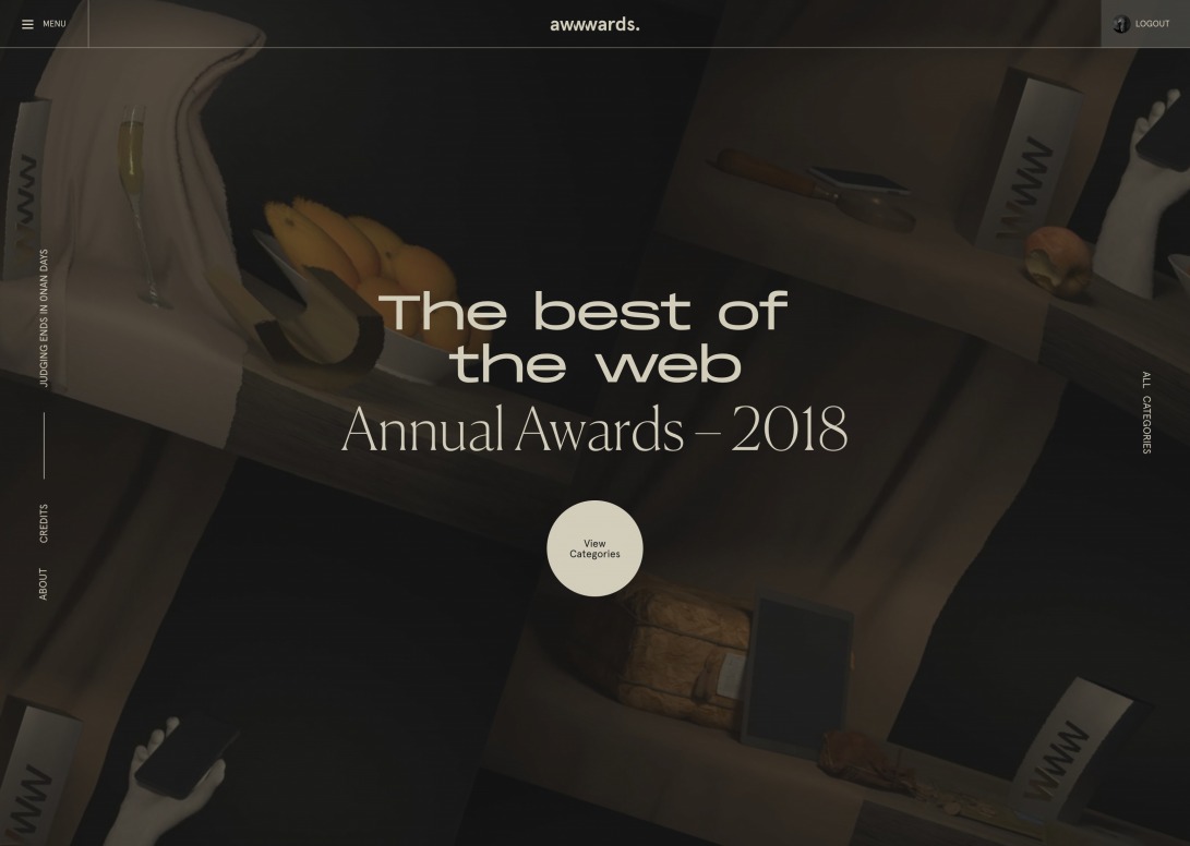 Awwwards Nominees of the Year 2018