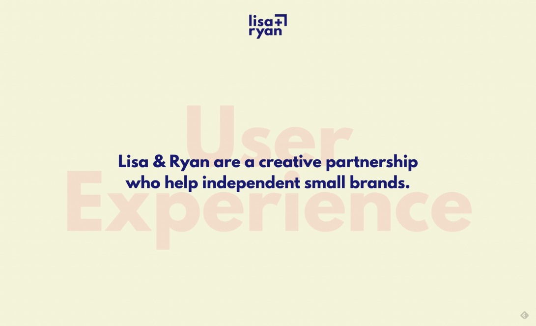 Lisa & Ryan - Branding, Graphic design, and web design.