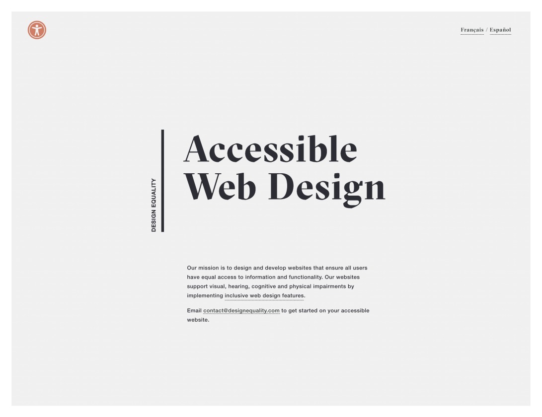 Design Equality – Websites useable by everyone.