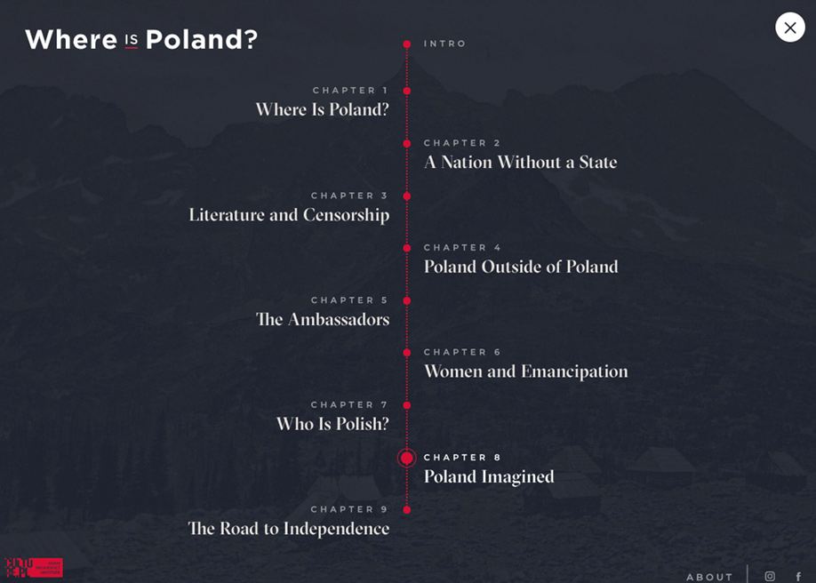 Overlay menu - Where is Poland?