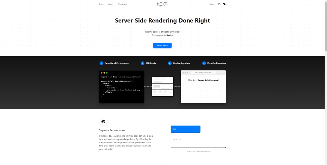Features - Server Side Rendering | Next.js