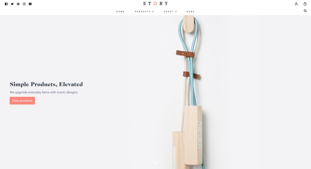 Story theme for Shopify - Chronicle preset
