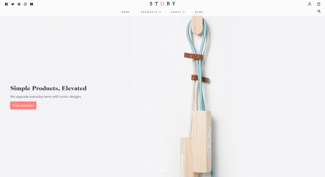 Story theme for Shopify - Chronicle preset