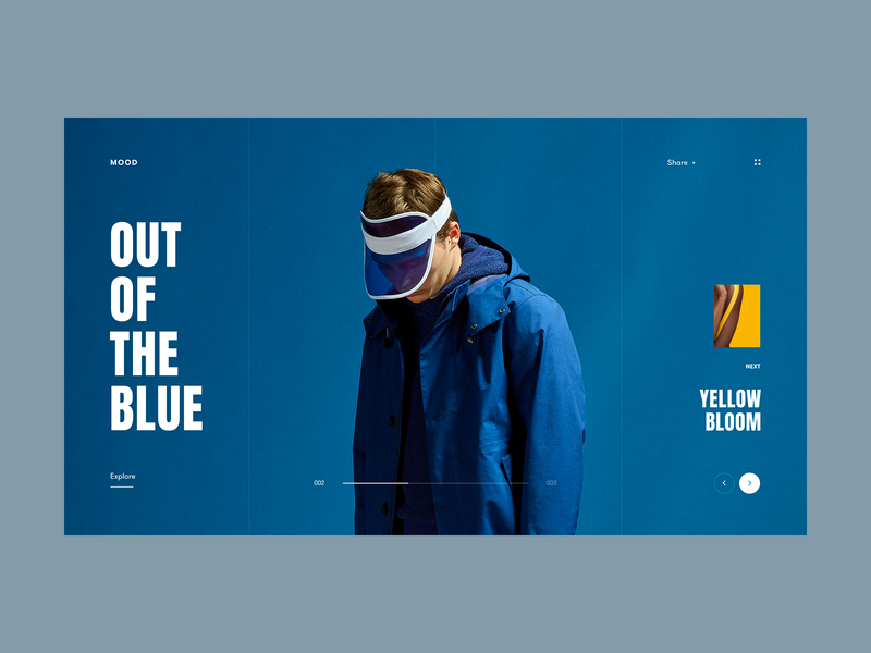 Moodboard Series 2 - Out of the Blue by Lorenzo Dolfi | Dribbble