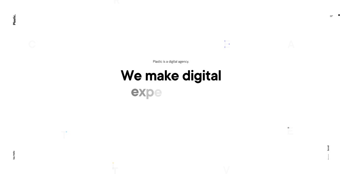 Plastic. Digital products and services.