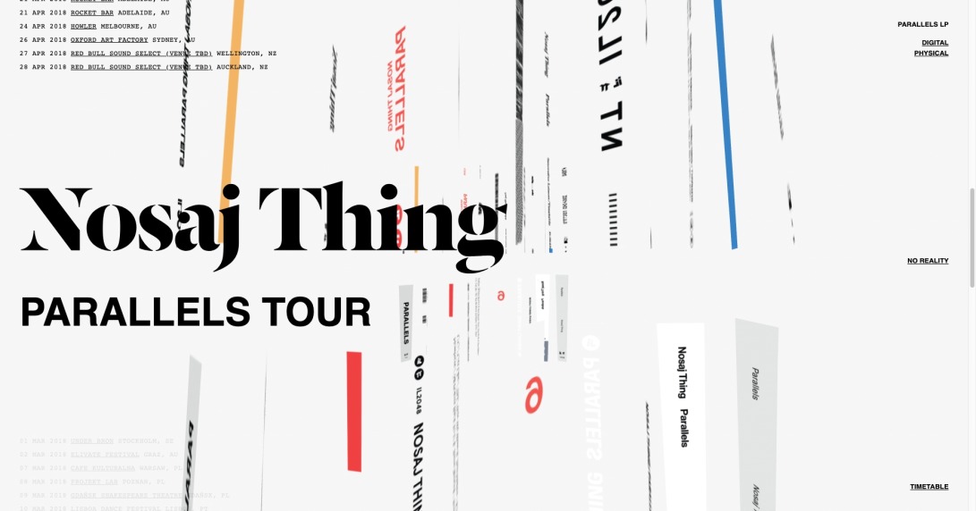 Nosaj Thing / PARALLELS TOUR