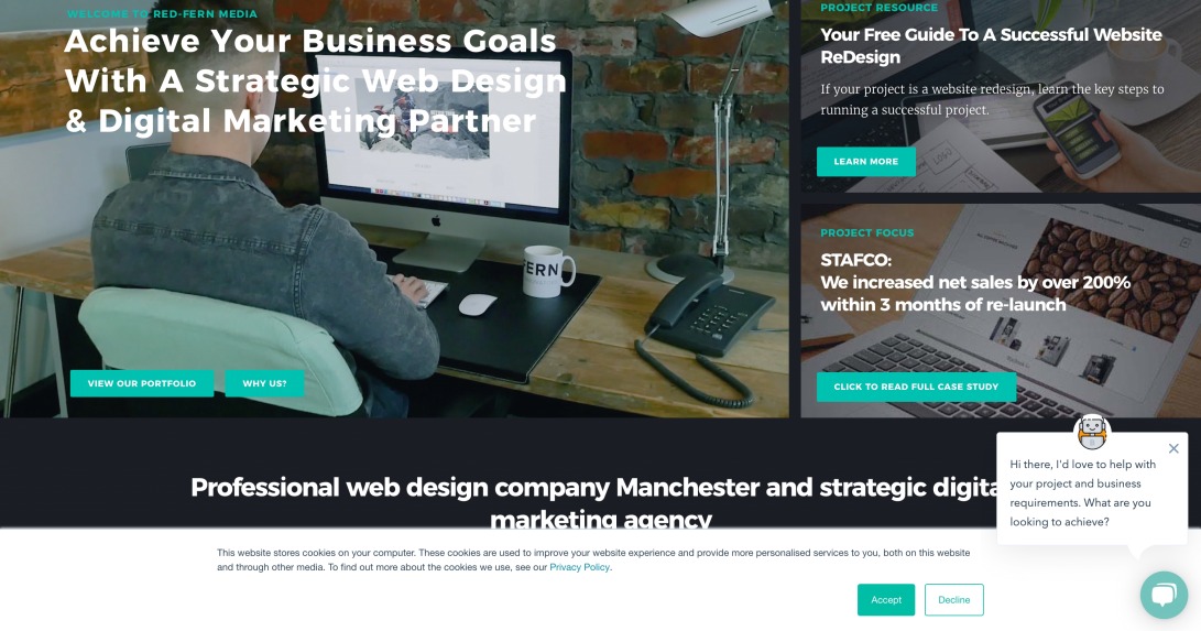 Professional web design company Manchester, Blackburn & Burnley