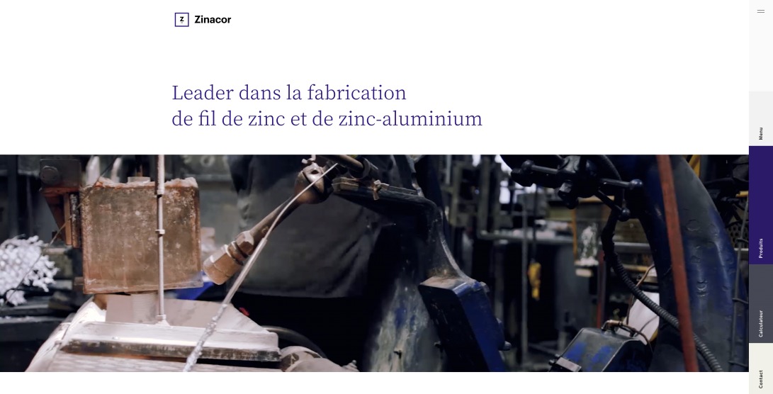 Leader dans la fabrication de fil de zinc et de zinc-aluminium - Zinacor