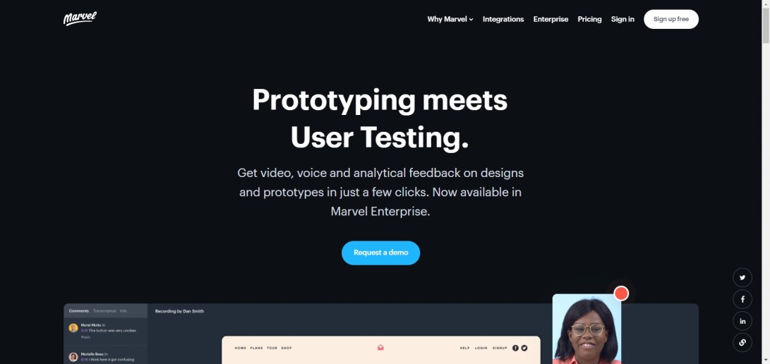 Prototyping meets User Testing | Marvel