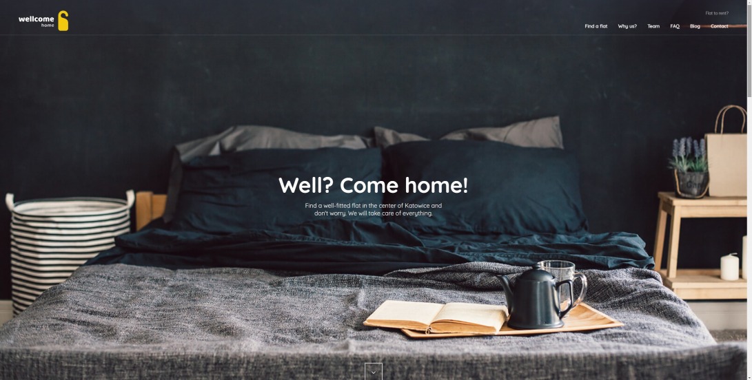 Homepage - Rent apartment in Katowice - Wellcome Home