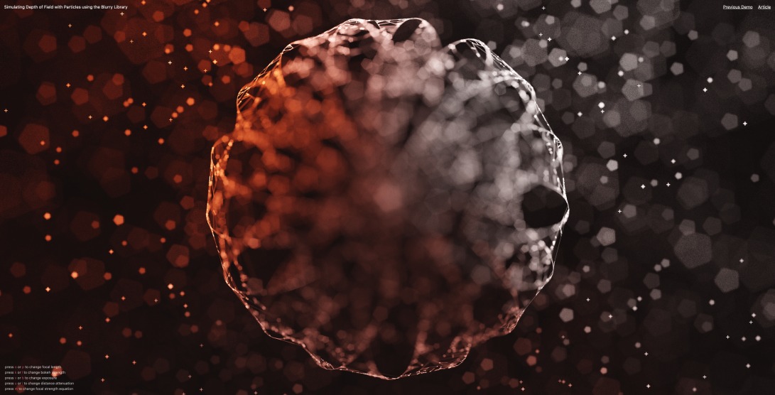 Simulating Depth of Field with Particles using the Blurry Library | Codrops
