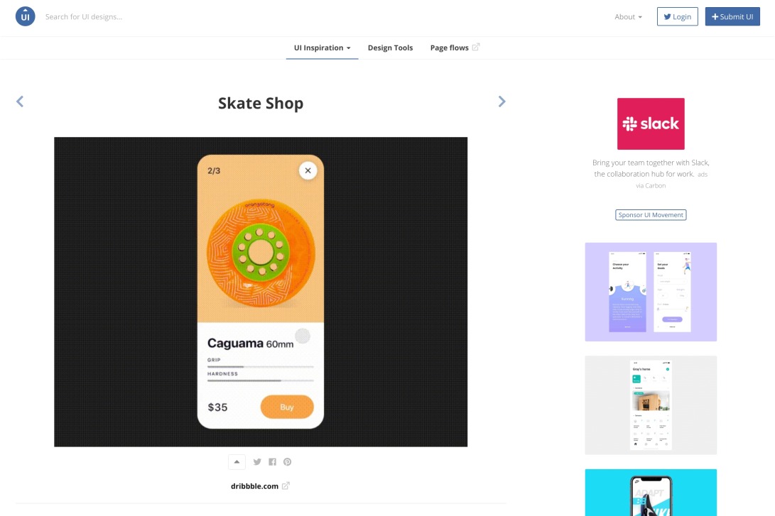 Skate Shop - UI Movement