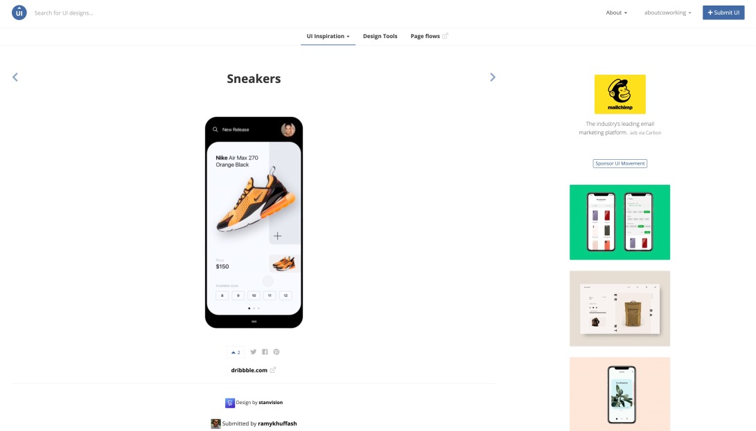 Sneakers - UI Movement