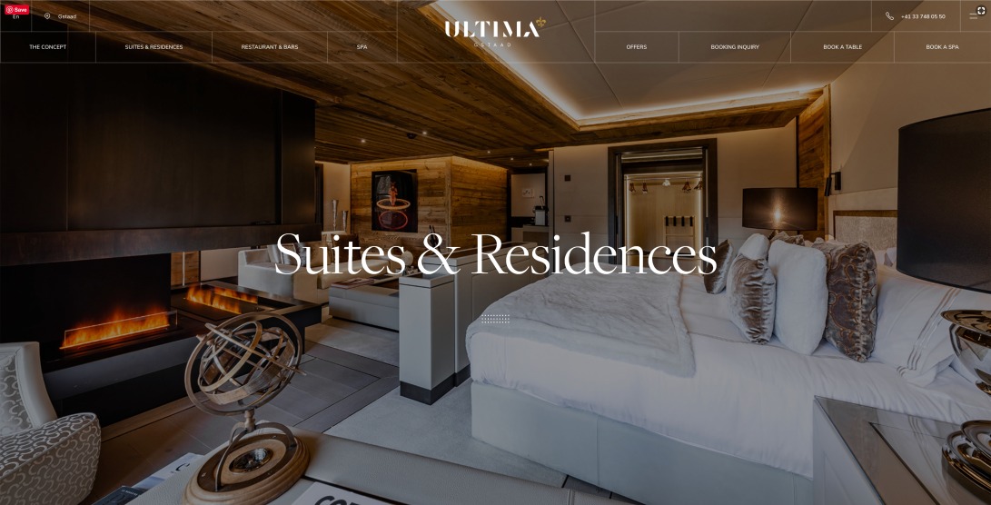 Suites & Residences | Ultima Gstaad