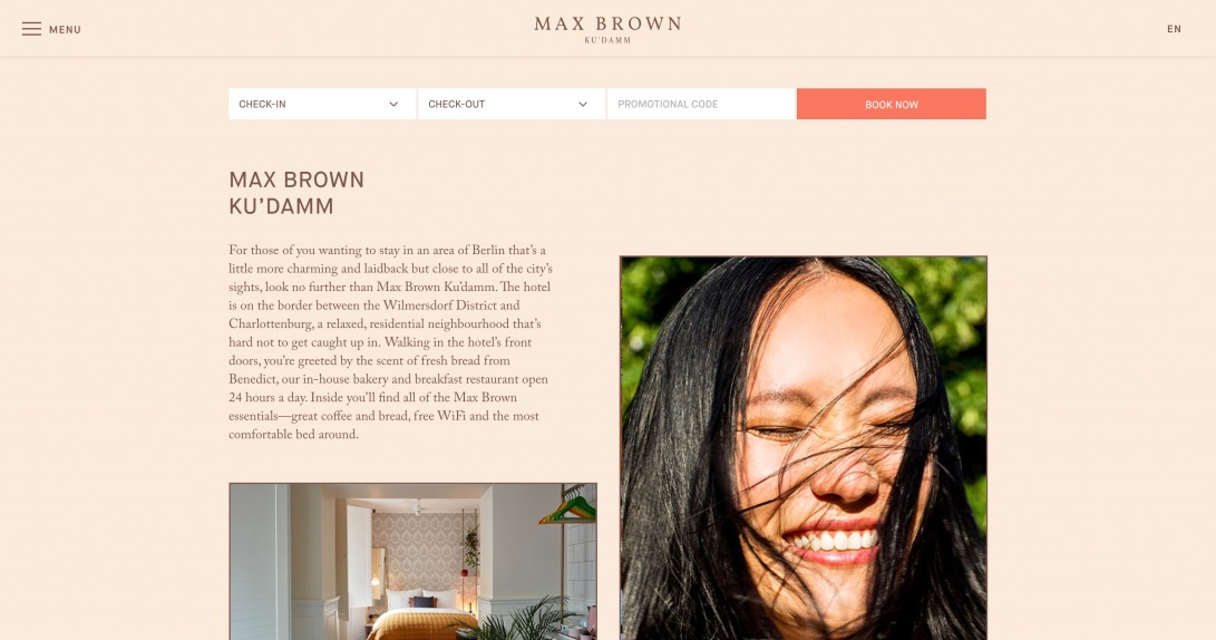 Official Website - Max Brown Kudamm - Berlin