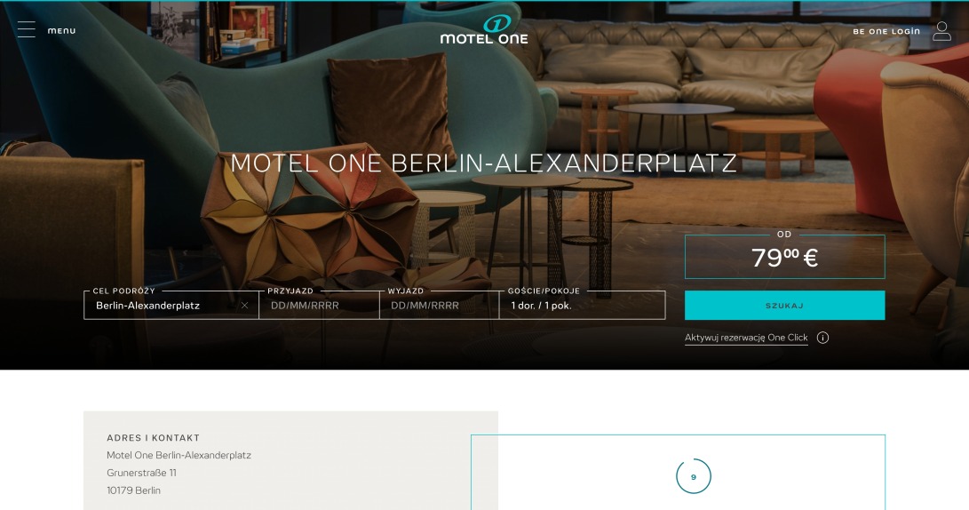 Hotel Berlin-Alexanderplatz Motel One | designerskie hotele Berlin-Alexanderplatz