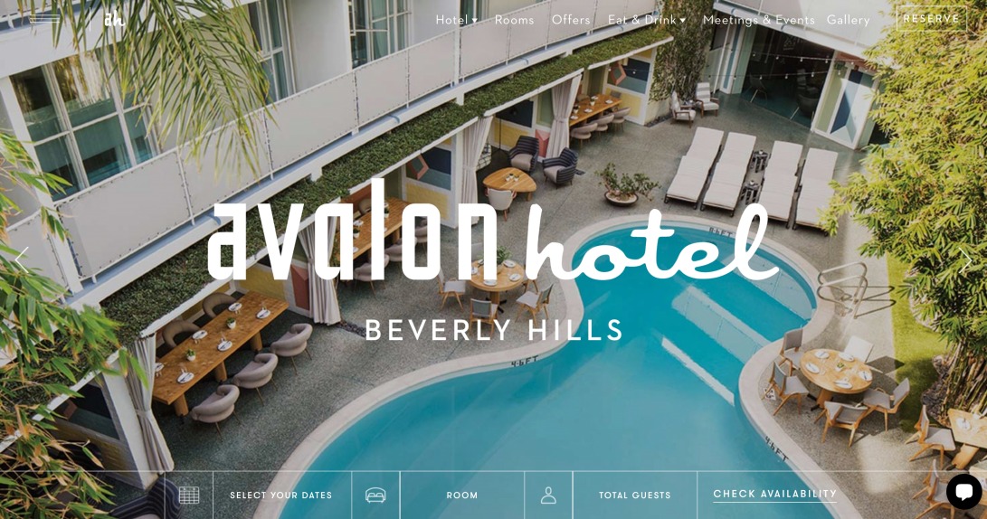 Avalon Hotel Beverly Hills | Boutique Hotel near Los Angeles