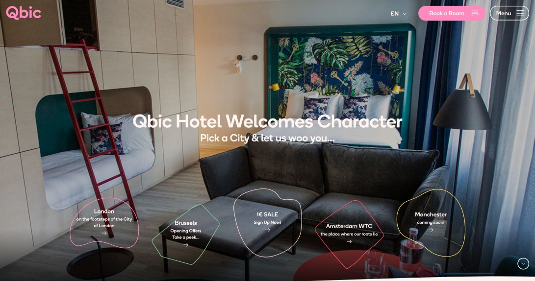 Design Hotels In London, Amsterdam, Brussels & Manchester | Qbic Hotels