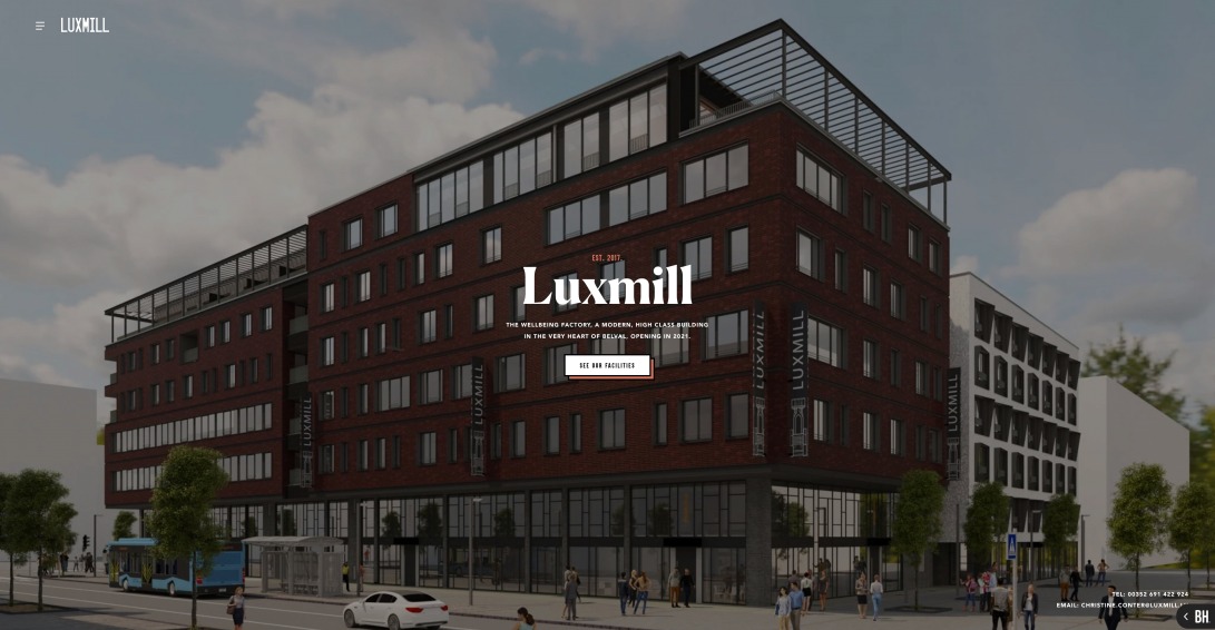 Property Web Design | Real Estate Website - Luxmill - The Wellbeing Factory