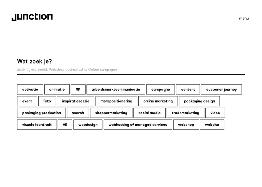 Search filter - Junction