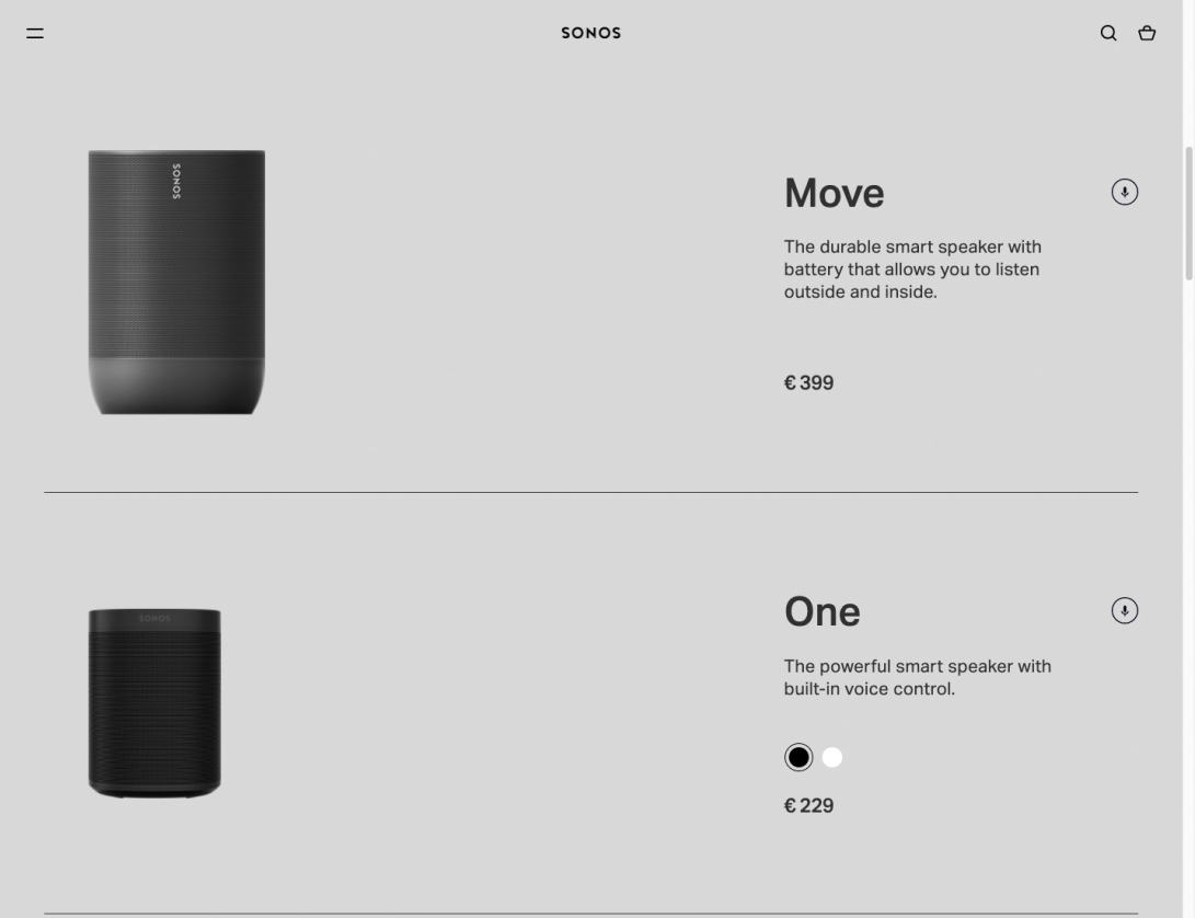 Wireless speakers | Sonos
