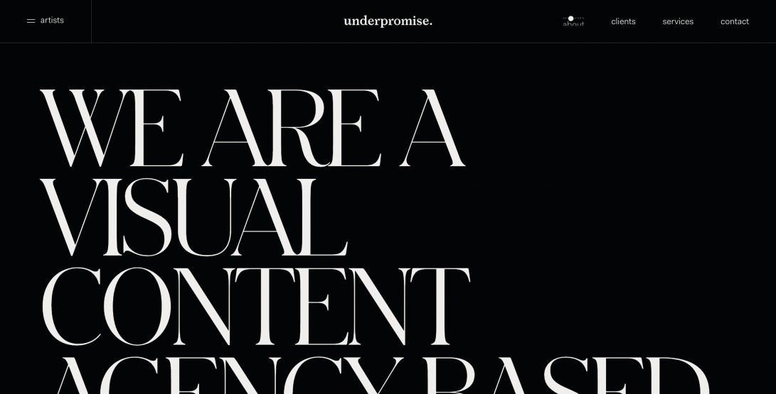 Underpromise - We are a visual content agency
