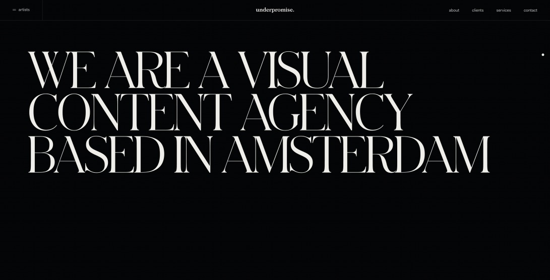 Underpromise - We are a visual content agency