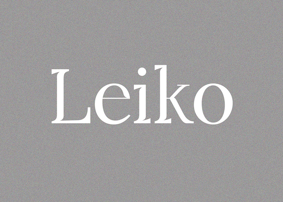Leiko free font