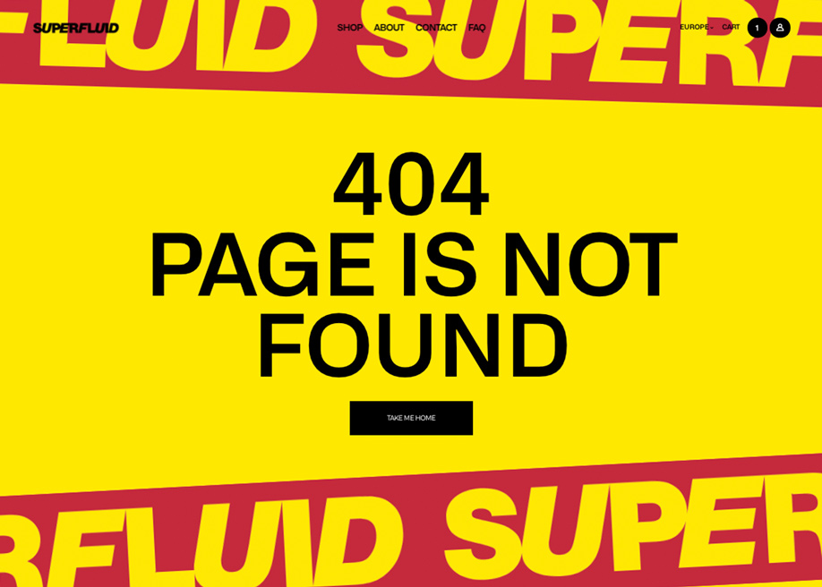 404 error page - Superfluid
