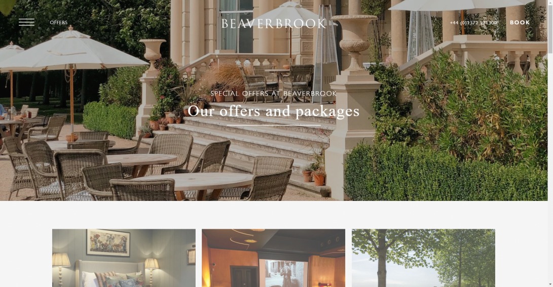 Offers & Packages | Beaverbrook Country Hotel Surrey