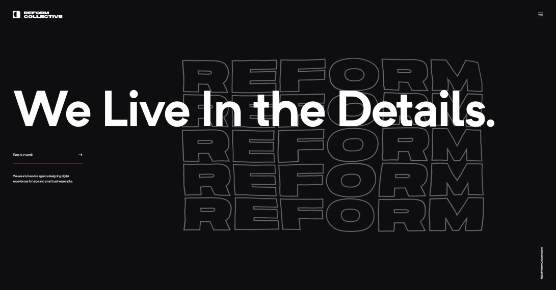 Reform Collective | We Live In the Details