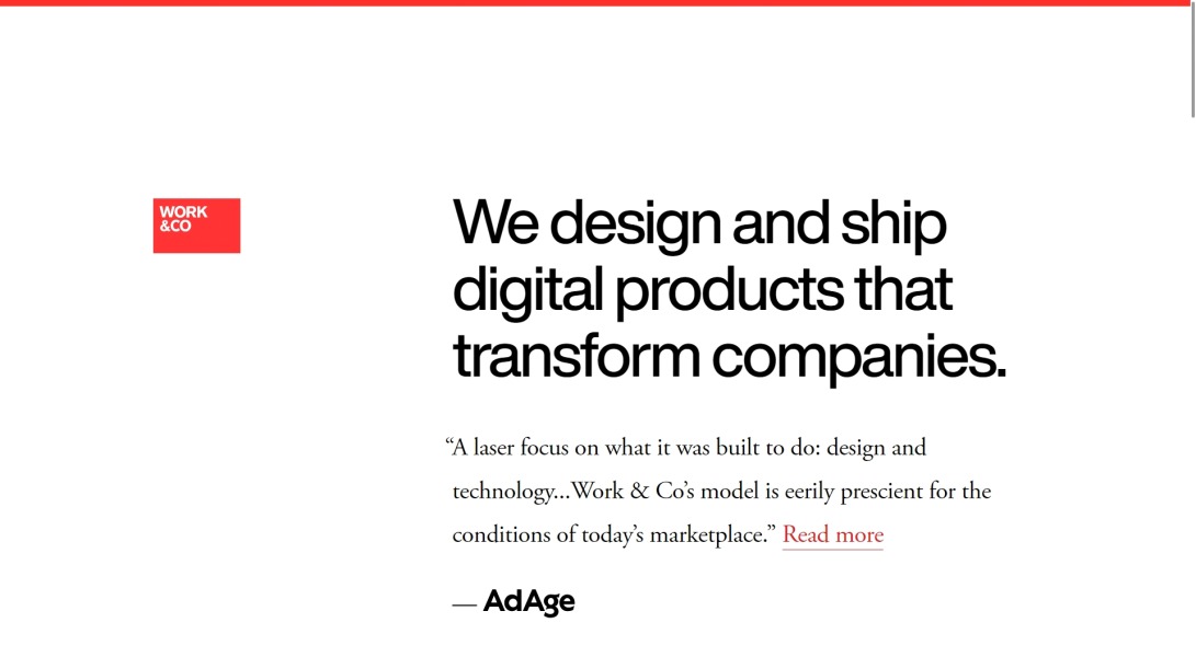 Work & Co | Digital Product Agency