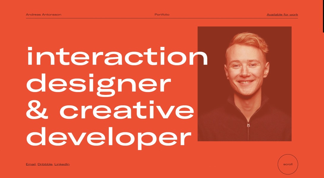 Andreas Antonsson - Interaction Designer & Creative Developer