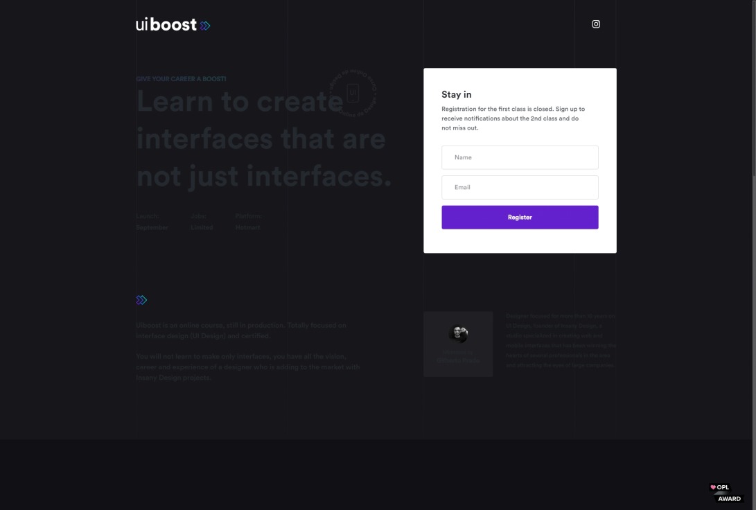 uiBoost - New online interface design course