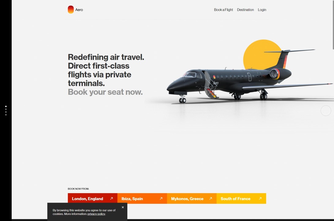 Aero | Book Luxury Semi-Private Jets All First Class with Direct Flights Mykonos, Ibiza, London & Nice