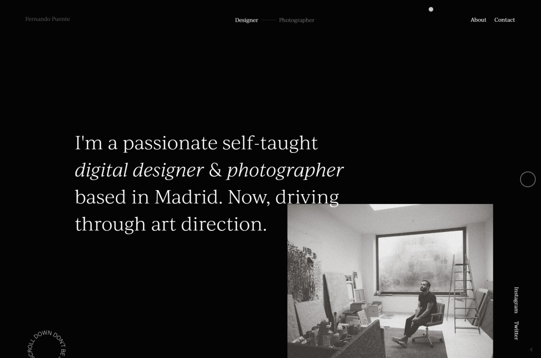 Fernando Puente — art director/digital designer & photographer