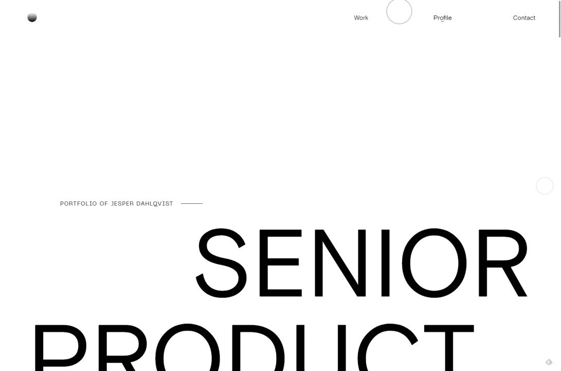 Portfolio of Product Designer Jesper Dahlqvist