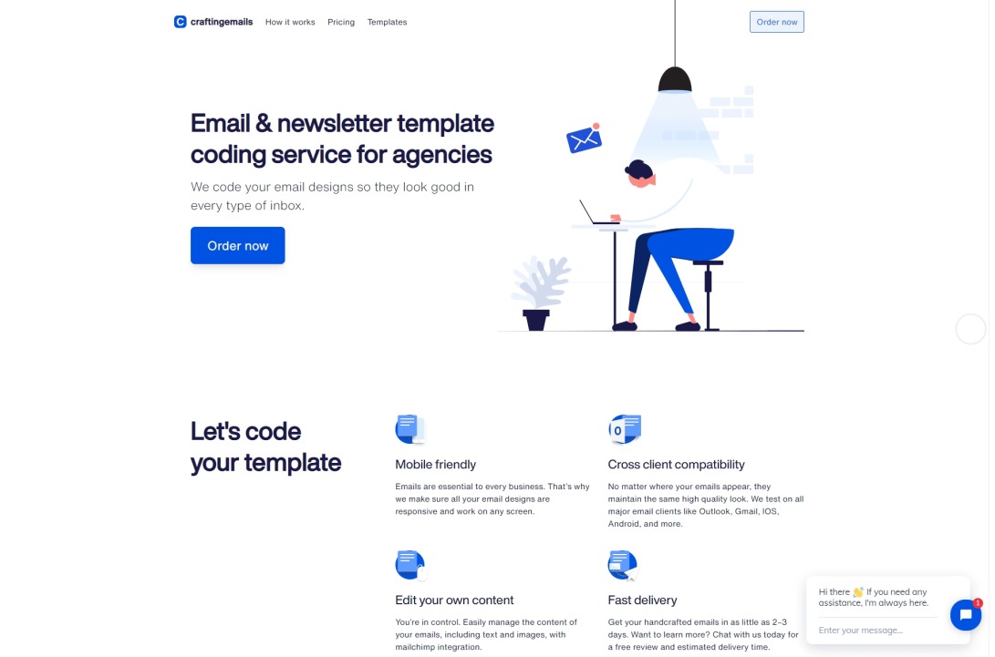 Craftingemails | Email template coding service for agencies