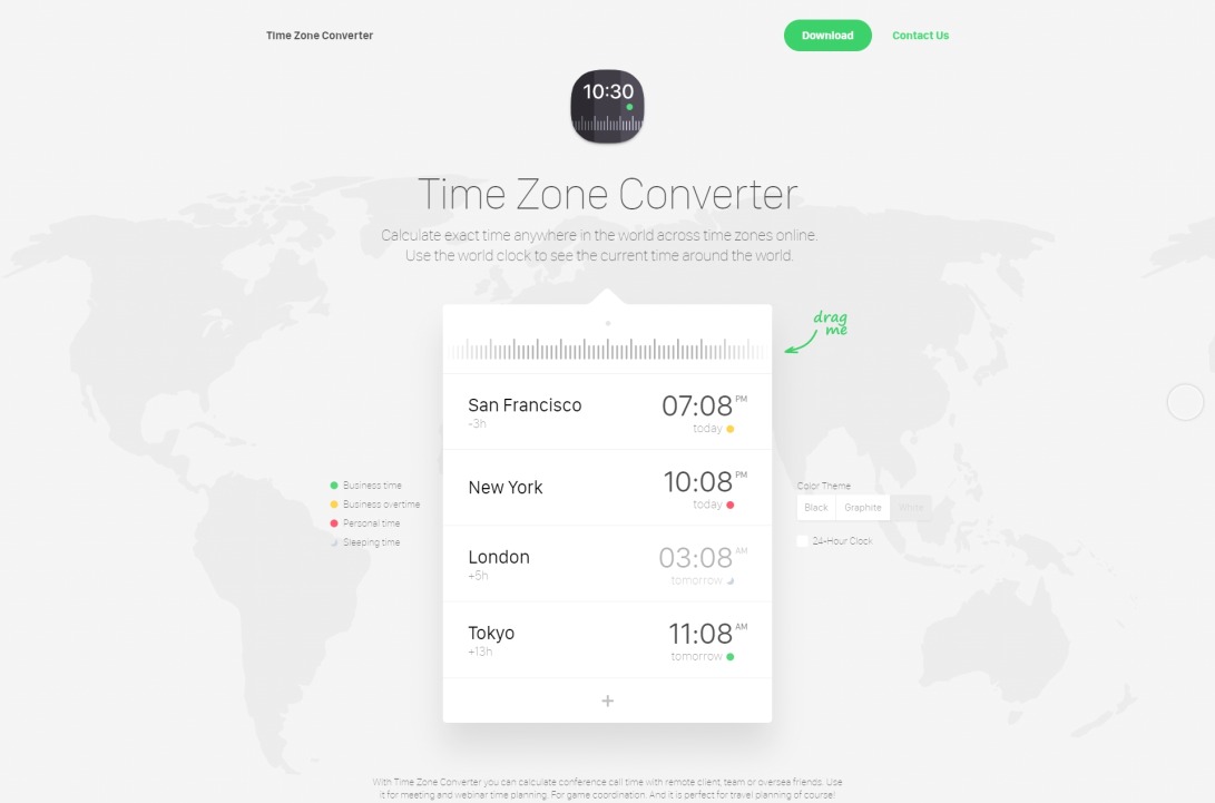 Time Zone Converter and World Clock