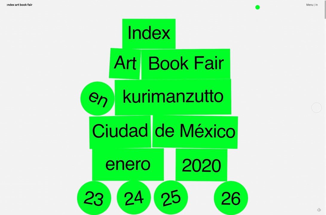 Index Art Book Fair @ kurimanzutto - Mexico city - January 2020 - 23 24 25 26
