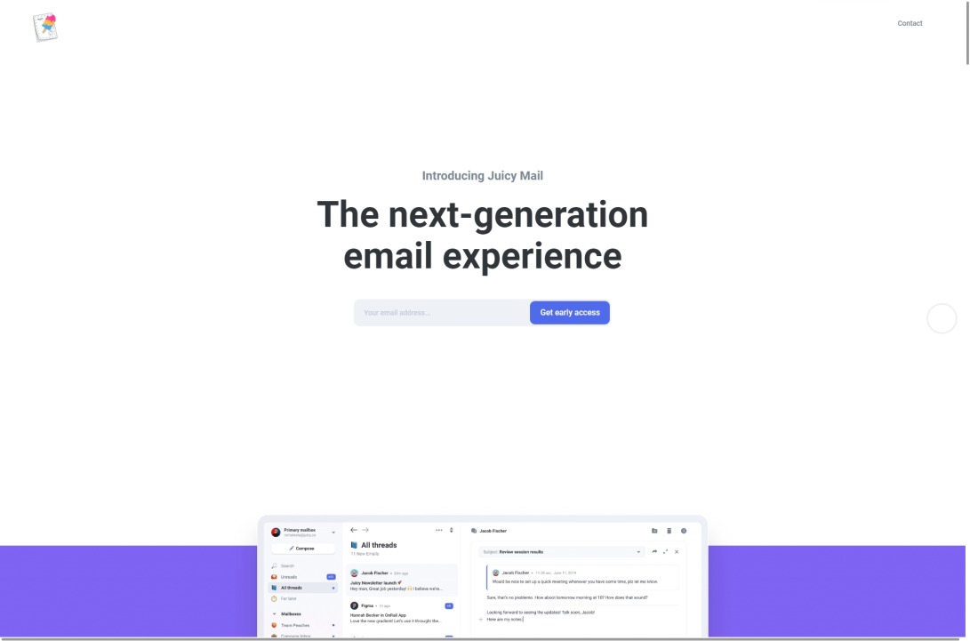 Juicy Mail - the next generation email experience
