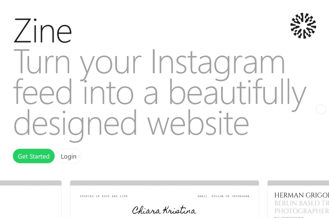 Zine — Turn your Instagram feed into a beautifully designed website