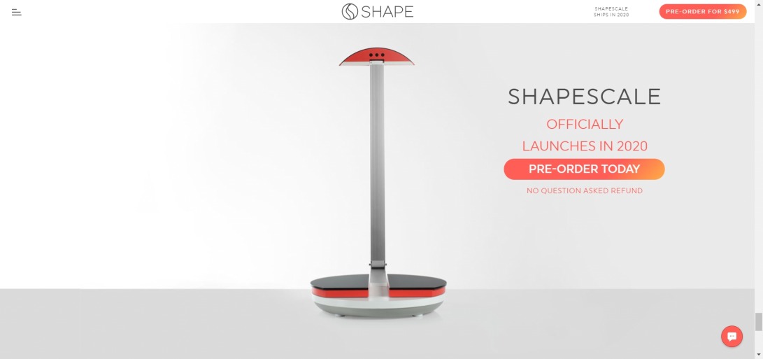 ShapeScale ® — 3D Body Scanner · Scale · Fitness Tracker