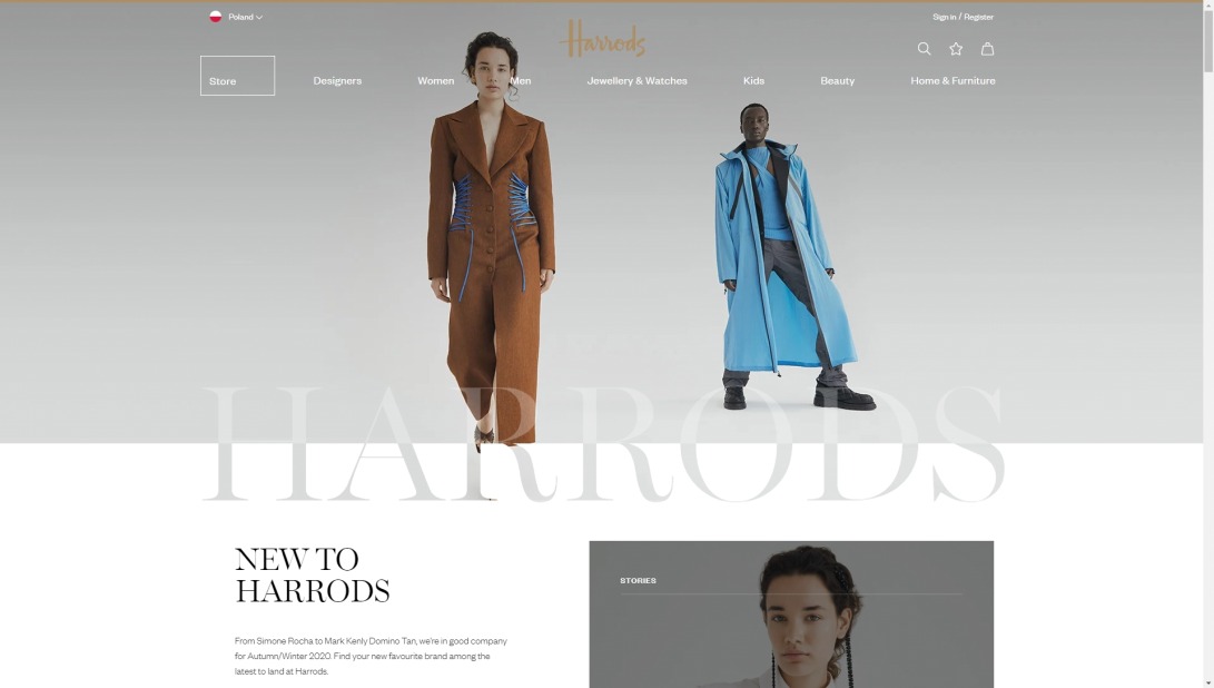 Harrods PL | The World’s Leading Luxury Department Store - Awwwards