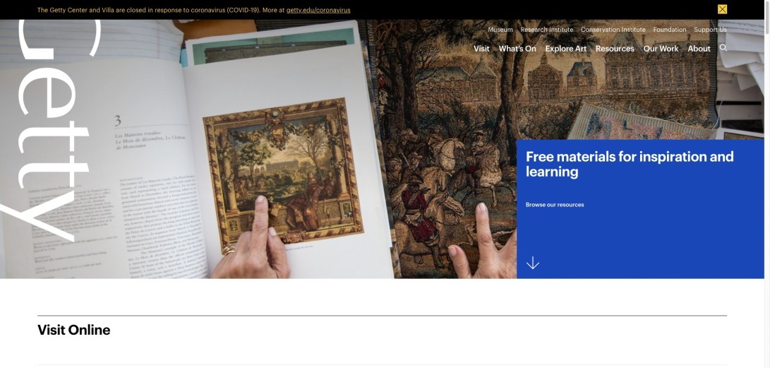 Getty: Resources for Visual Art and Cultural Heritage