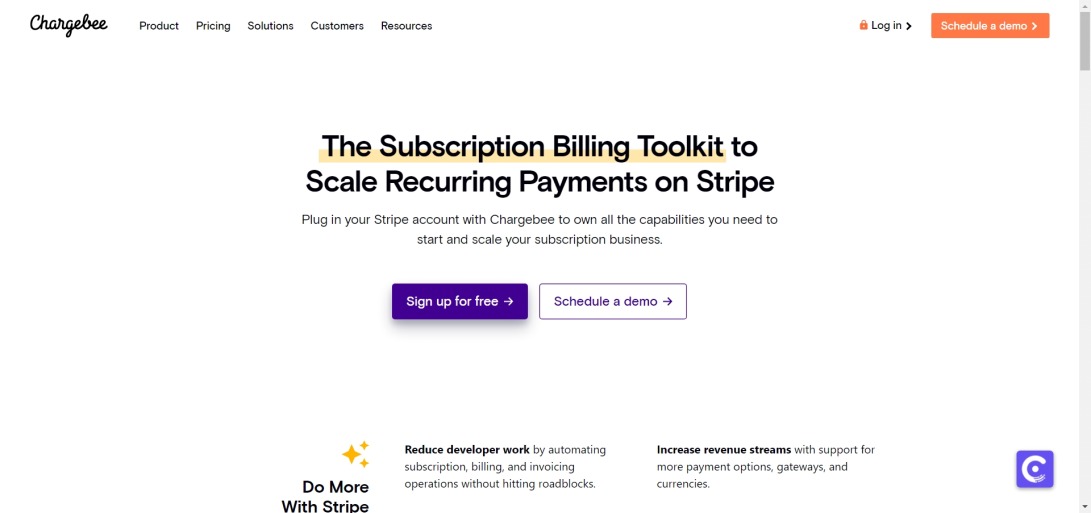 Automate Subscription Billing and Recurring Payments on Top of Stripe | Chargebee