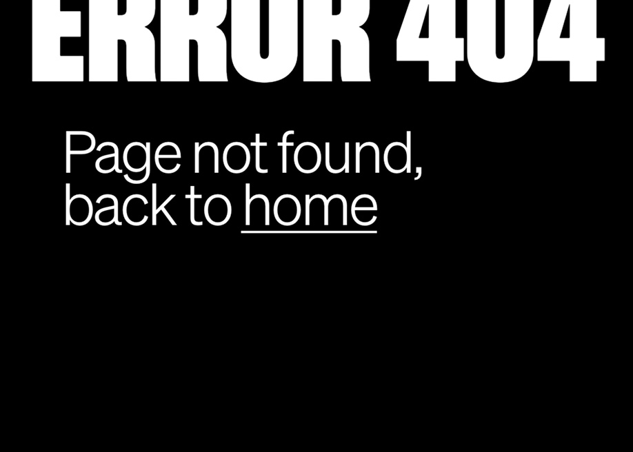 Kieran Baybutt portfolio - 404 error page