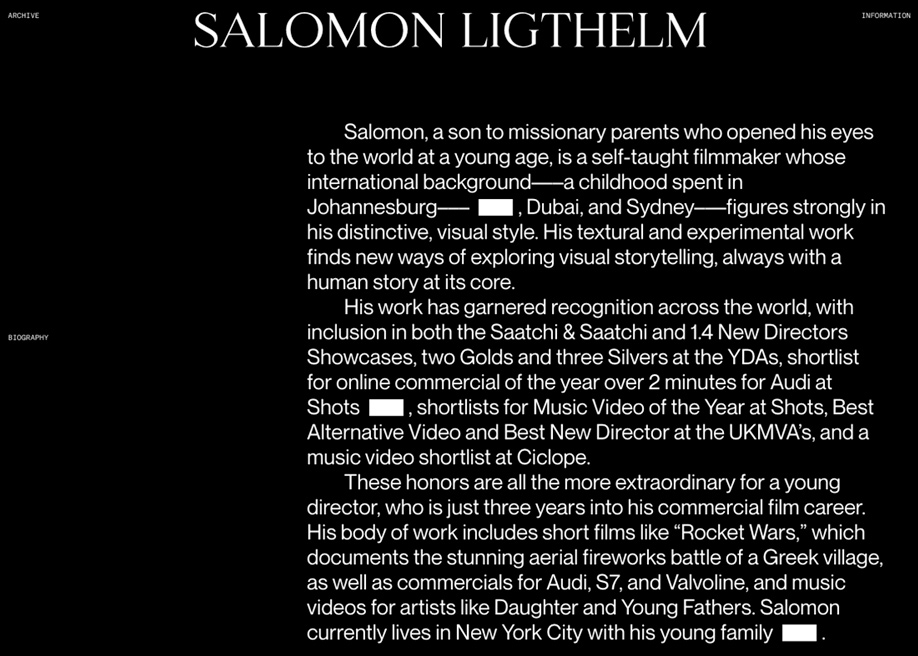 Salomon Ligthelm about page
