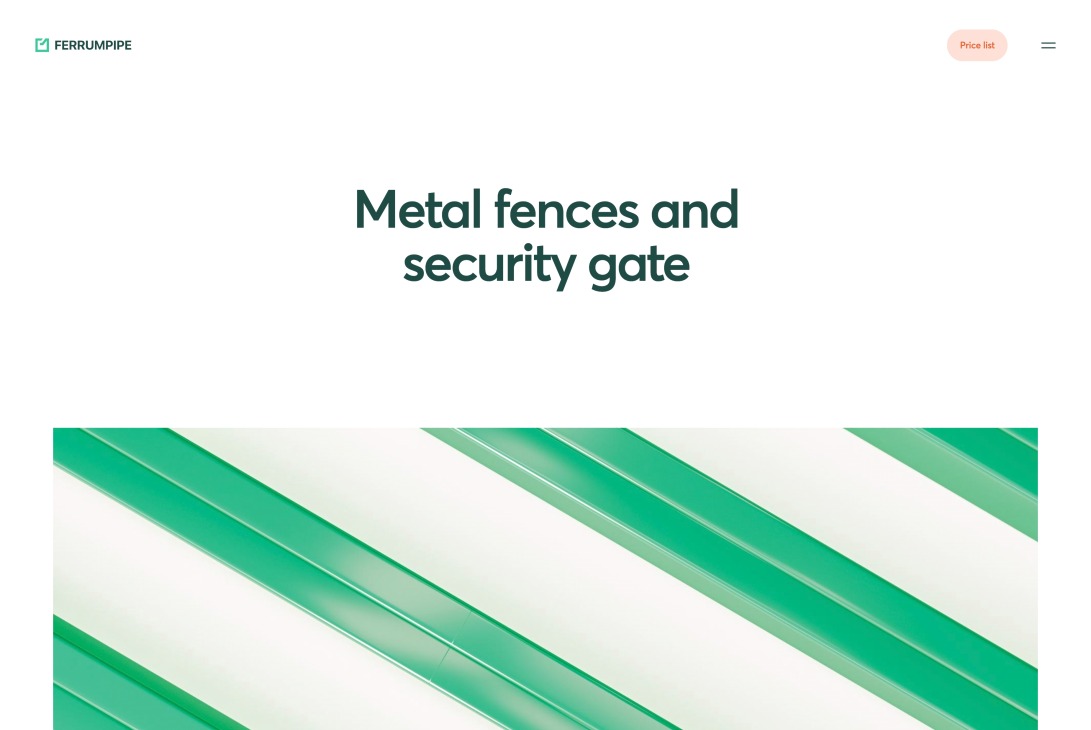 Ferrumpipe — Fences and security gates manufacture