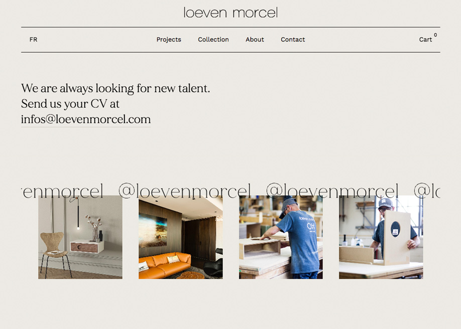 Loeven Morcel contact page